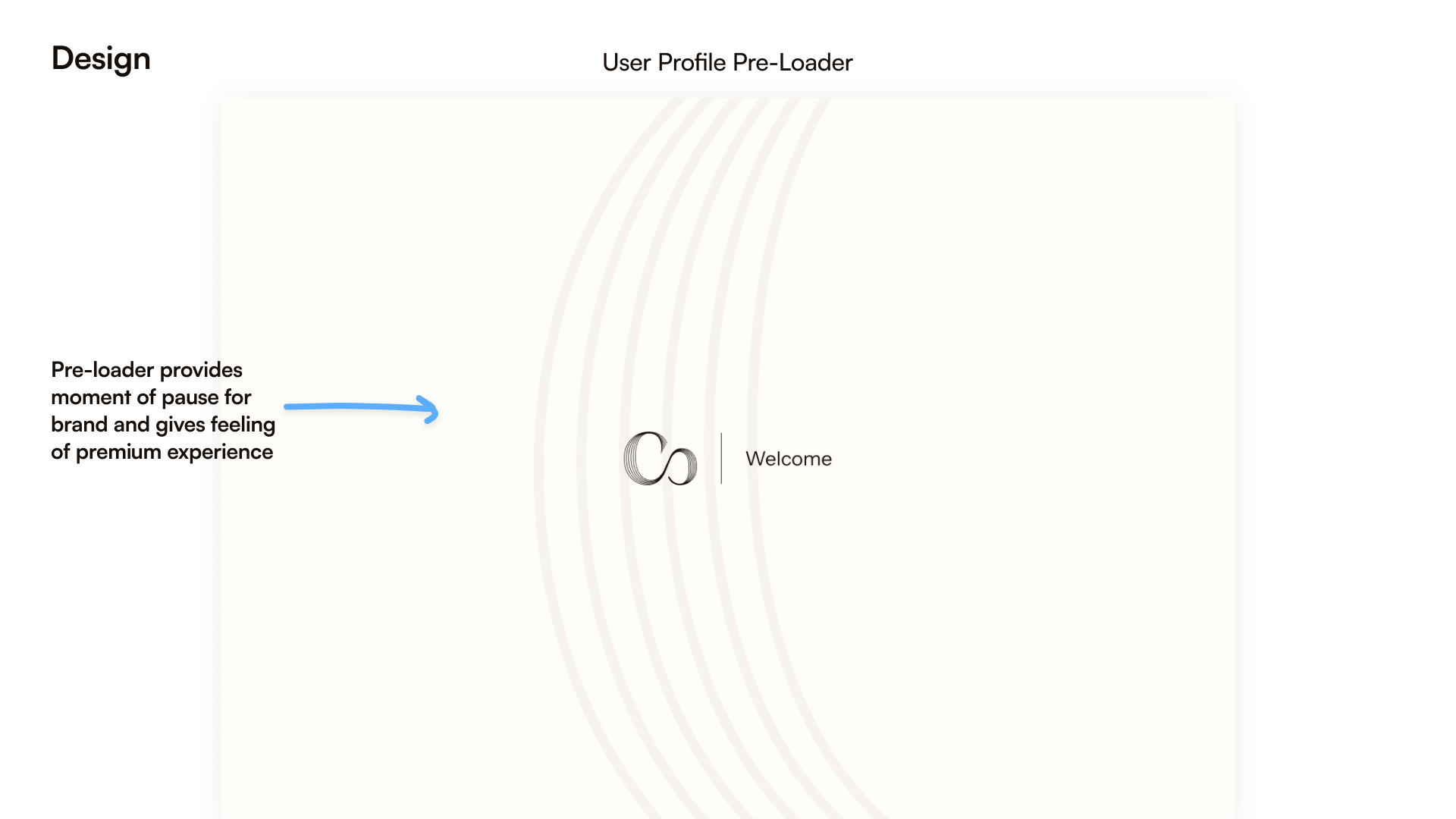 Design: User Profile Pre-Loader